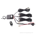 China High Quality Remote Control Wiring Harness 2 Light Beads Rgb Led Rock Lights With Remote Controller Manufactory